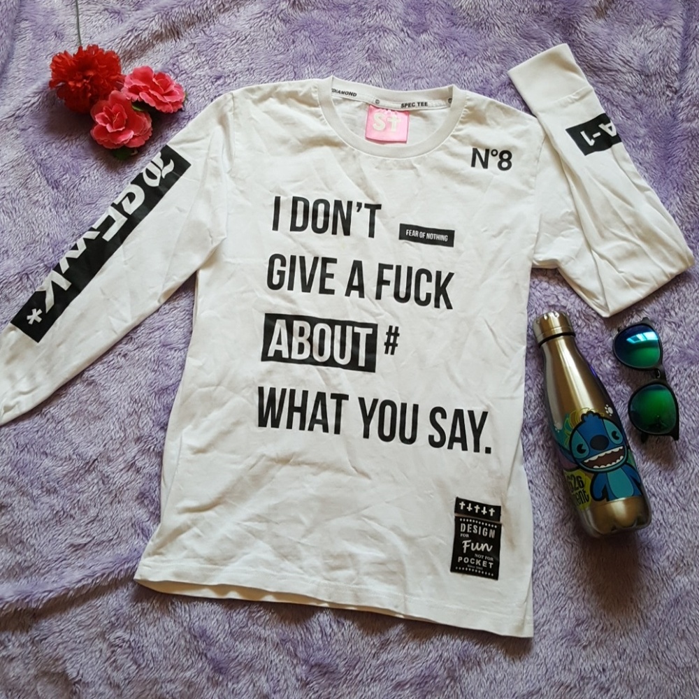 Sexy Diamond #IDontGiveAFuck L/S Shirt